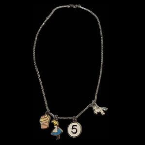 Disney 21" Charm Necklace with (4) Disney Charms.